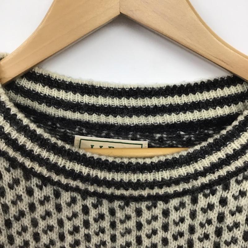 エルエルビーン L.L.Bean ニット、セーター 長袖 80s バーズアイ L  マルチカラー / マルチカラー /  メンズ USED 古着 中古 10145660