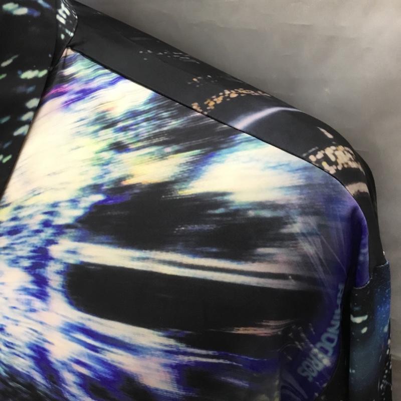 ハレ HARE シャツ、ブラウス 長袖 HA020013LE HARE × 攻殻機動隊 Patterned Drape Shirt D929 FREE プリント マルチカラー / マルチカラー /  メンズ USED 古着 中古 10111850