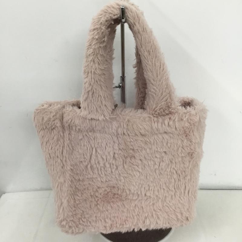ファーファー FURFUR ハンドバッグ ハンドバッグ RWGB234501 エコファートートバッグ ショルダー 2WAY ロゴ、文字 桃 / ピンク /  レディース USED 古着 中古 10123269
