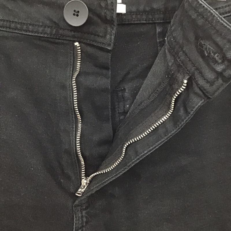 ザラ ZARA パンツ デニム、ジーンズ デニムパンツ スリムパンツ カジュアルパンツ ストレッチパンツ 38 無地 黒 / ブラック /  レディース USED 古着 中古 10128954