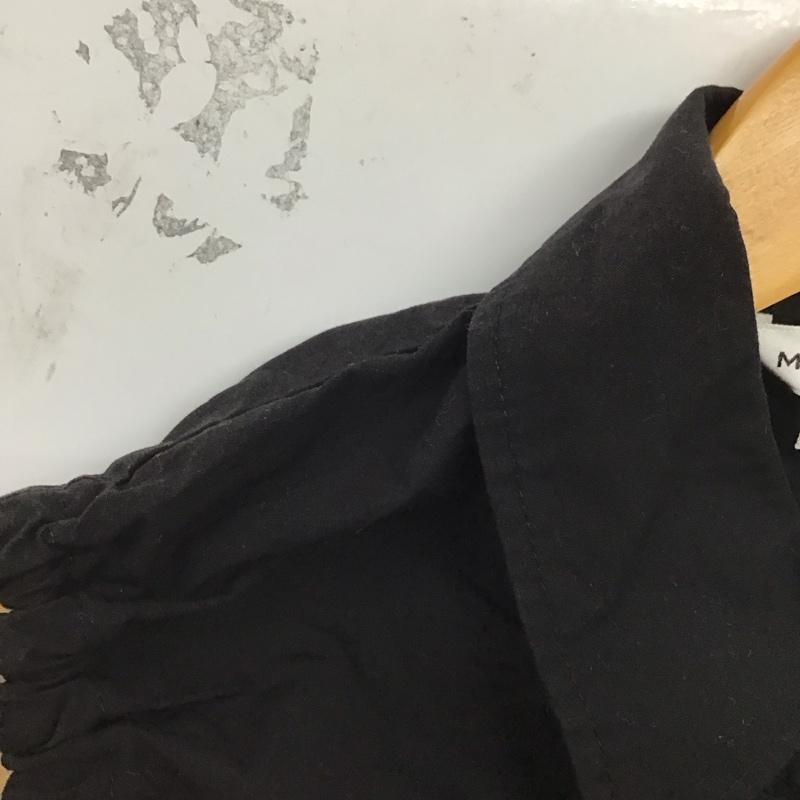 マウジー MOUSSY シャツ、ブラウス 半袖 010HS230-0881 GATHER SLEEVELESS 1 無地 黒 / ブラック /  レディース USED 古着 中古 10129234