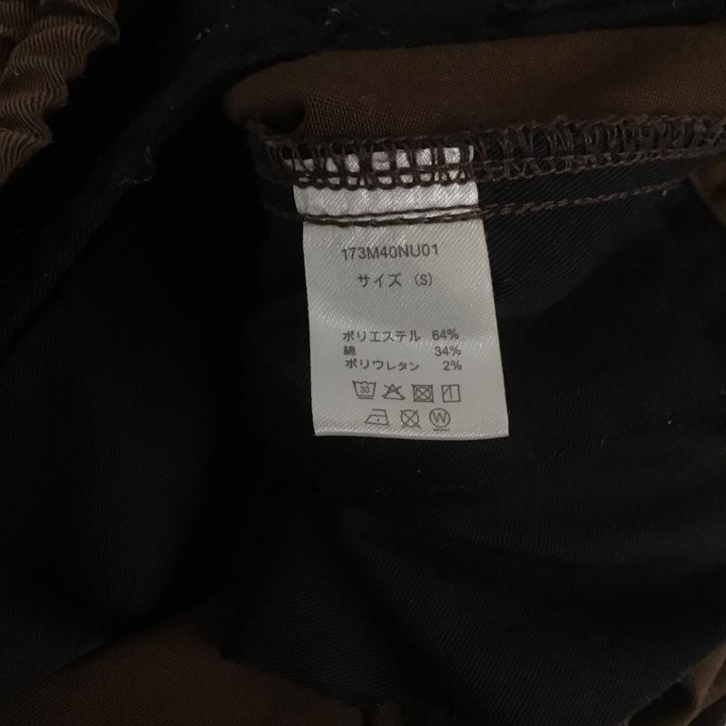 ディッキーズ Dickies ボトムス ボトムス 173M40NU01 イージーパンツ ジョッパーズパンツ 裾ファスナー S ロゴ、文字 茶 / ブラウン /  メンズ USED 古着 中古 10106916