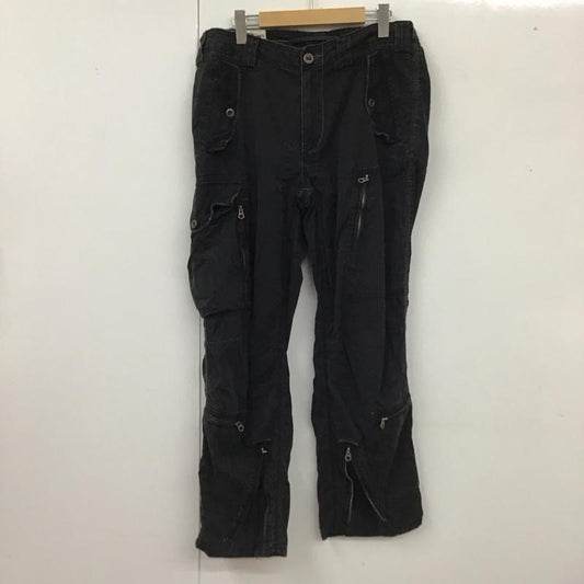 ポロラルフローレン POLO RALPH LAUREN パンツ ワークパンツ、ペインターパンツ ミリタリーパンツ ワイドパンツ カジュアルパンツ ストレートパンツ 32インチ 無地 黒 / ブラック /  メンズ USED 古着 中古 10119127