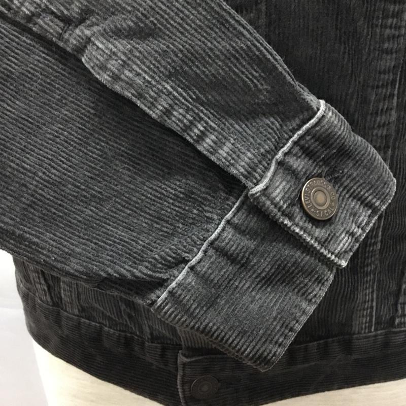 リーバイス Levi s ジャケット、上着 ジャケット、ブレザー コーデュロイジャケット 40 無地 黒 / ブラック /  メンズ USED 古着 中古 10108885