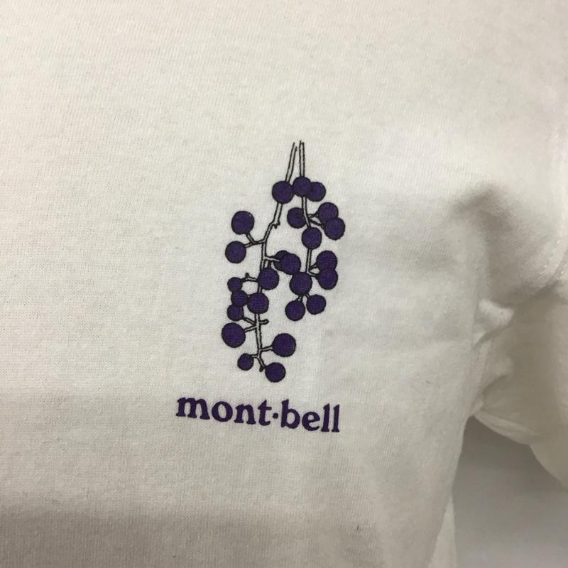 モンベル mont-bell Tシャツ 半袖 2104830 半袖カットソー プリントTシャツ クルーネックカットソー XL プリント 白 / ホワイト /  メンズ USED 古着 中古 10119534