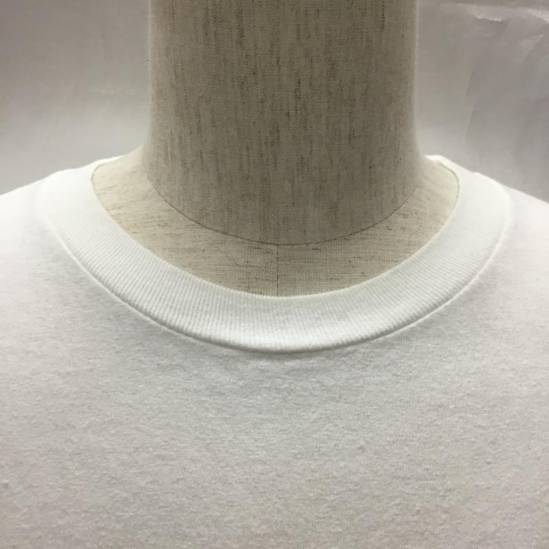 マシス MASSES カットソー 長袖 m&m コラボ 長袖カットソー プリントTシャツ L プリント 白 / ホワイト /  メンズ USED 古着 中古 10114877