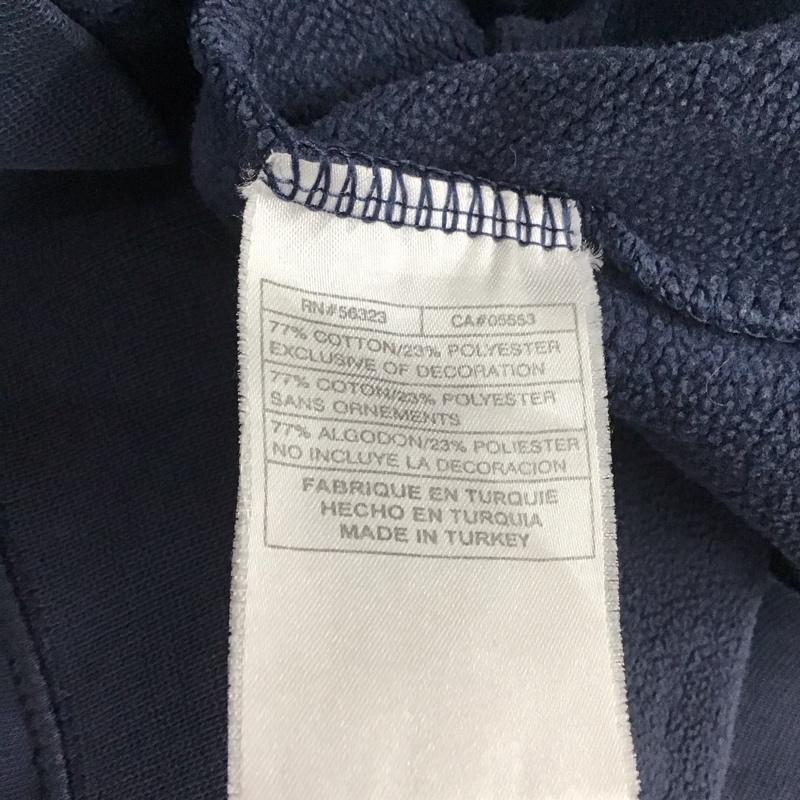 ナイキ NIKE パーカー 長袖 長袖パーカー プルオーバーパーカー スウェット L ロゴ、文字 紺 / ネイビー /  メンズ USED 古着 中古 10131438