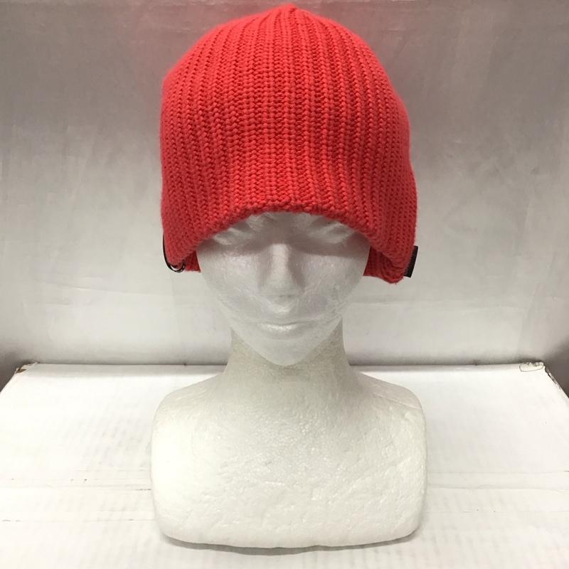 キャプテンズヘルム Captains Helm 帽子 ニット帽 ニットキャップ ビーニー ロゴ、文字 赤 / レッド /  メンズ USED 古着 中古 10111786