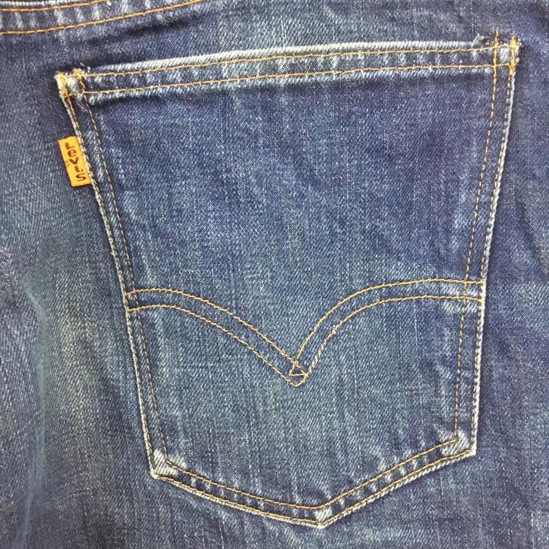 リーバイス Levi s パンツ デニム、ジーンズ デニムパンツ ストレートパンツ ワイドパンツ カジュアルパンツ 無地 インディゴ / インディゴ /  メンズ USED 古着 中古 10120094