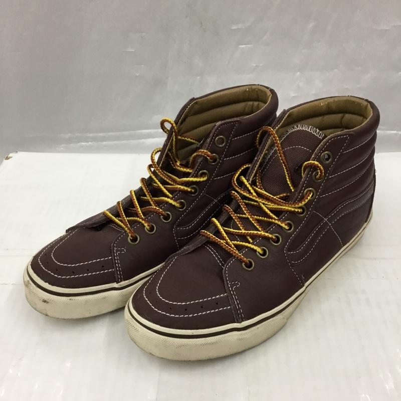 バンズ VANS スニーカー スニーカー レザー 26.5cm ハイカット 26.5cm 無地 茶 / ブラウン /  メンズ USED 古着 中古 10106027
