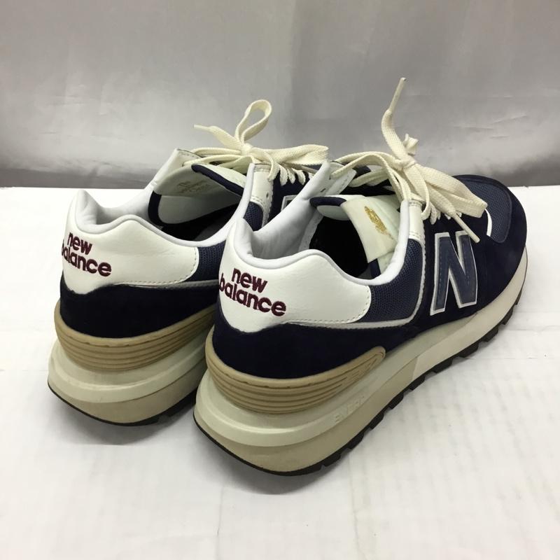 ニューバランス New Balance スニーカー スニーカー U574LGBB 27cm 27.0cm ロゴ、文字 紺 / ネイビー / X 白 / ホワイト /  メンズ USED 古着 中古 10117622