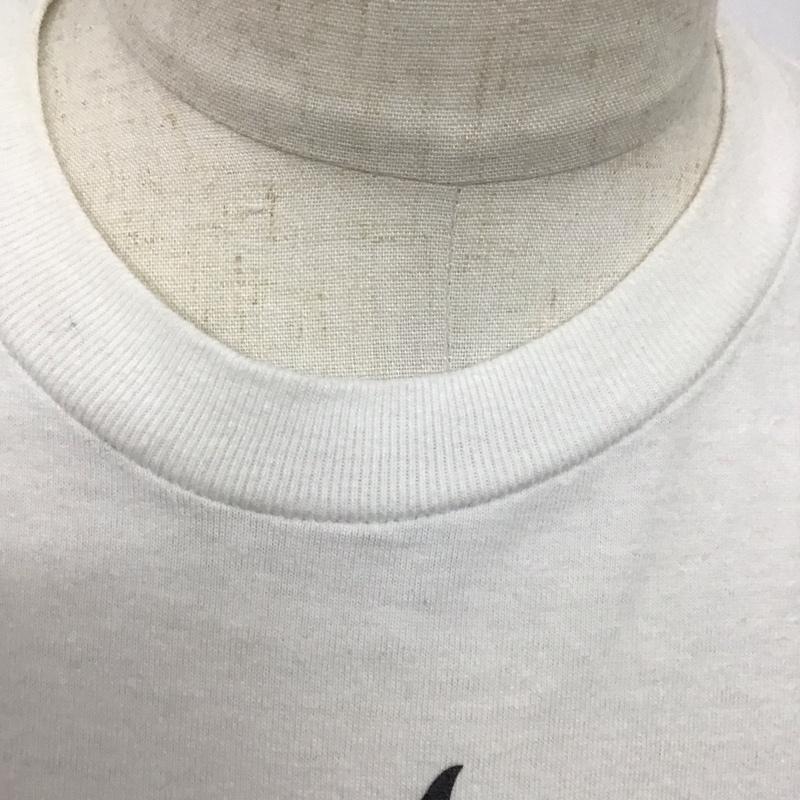 バックサイドオブトーキョー backside of tokyo カットソー 長袖 長袖カットソー クルーネックカットソー ロングスリーブカットソー プリントTシャツ プリント 白 / ホワイト /  メンズ USED 古着 中古 10124461