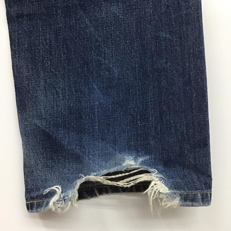 リーバイストラウスアンドコー Levi Strauss & co. パンツ デニム、ジーンズ デニムパンツ ワーカージーンズ カジュアルパンツ ストレートパンツ ワイドパンツ 33インチ 無地 インディゴ / インディゴ /  メンズ USED 古着 中古 10107755