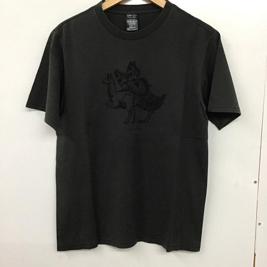 ナンバーナイン NUMBER (N)INE Tシャツ 半袖 半袖カットソー プリントTシャツ クルーネックカットソー romp 2 プリント 黒 / ブラック /  メンズ USED 古着 中古 10137114