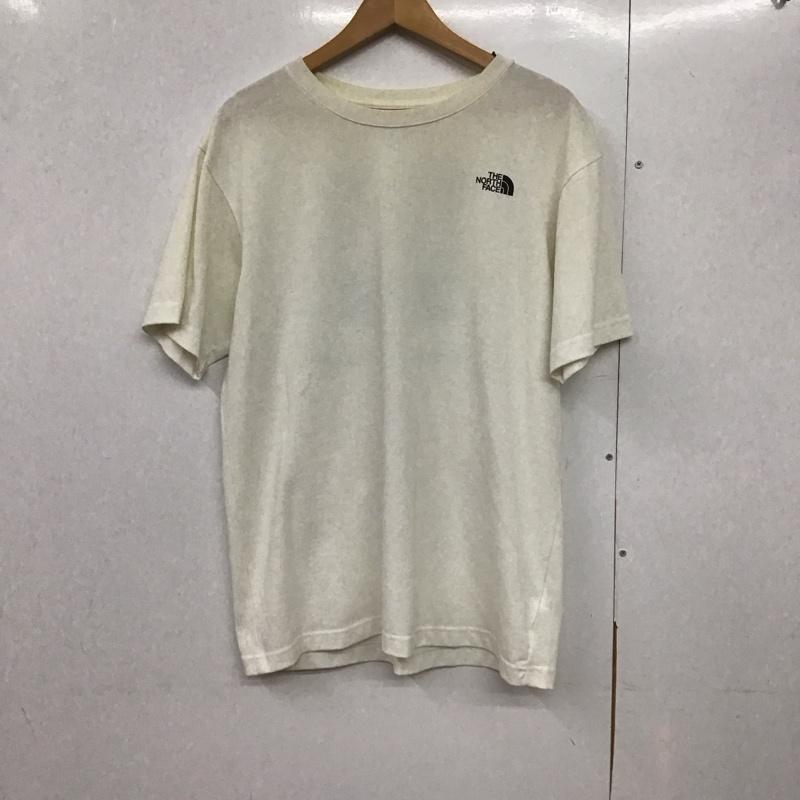 ザノースフェイス THE NORTH FACE Tシャツ 半袖 nt31957 半袖Tシャツ プリントTシャツ クルーネックカットソー XL ロゴ、文字 白 / ホワイト /  メンズ USED 古着 中古 10142989