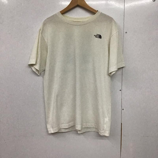 ザノースフェイス THE NORTH FACE Tシャツ 半袖 nt31957 半袖Tシャツ プリントTシャツ クルーネックカットソー XL ロゴ、文字 白 / ホワイト /  メンズ USED 古着 中古 10142989