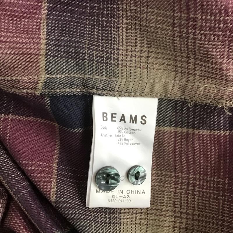 ビームス BEAMS シャツ、ブラウス 長袖 長袖シャツ チェックシャツ カラーシャツ ポケットシャツ M チェック マルチカラー / マルチカラー /  メンズ USED 古着 中古 10106353
