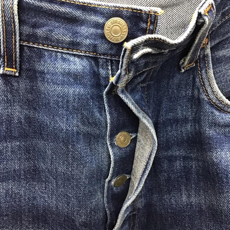 リーバイス Levi s パンツ デニム、ジーンズ デニムパンツ ストレートパンツ ワイドパンツ カジュアルパンツ 90s 501 34 無地 インディゴ / インディゴ /  メンズ USED 古着 中古 10116226