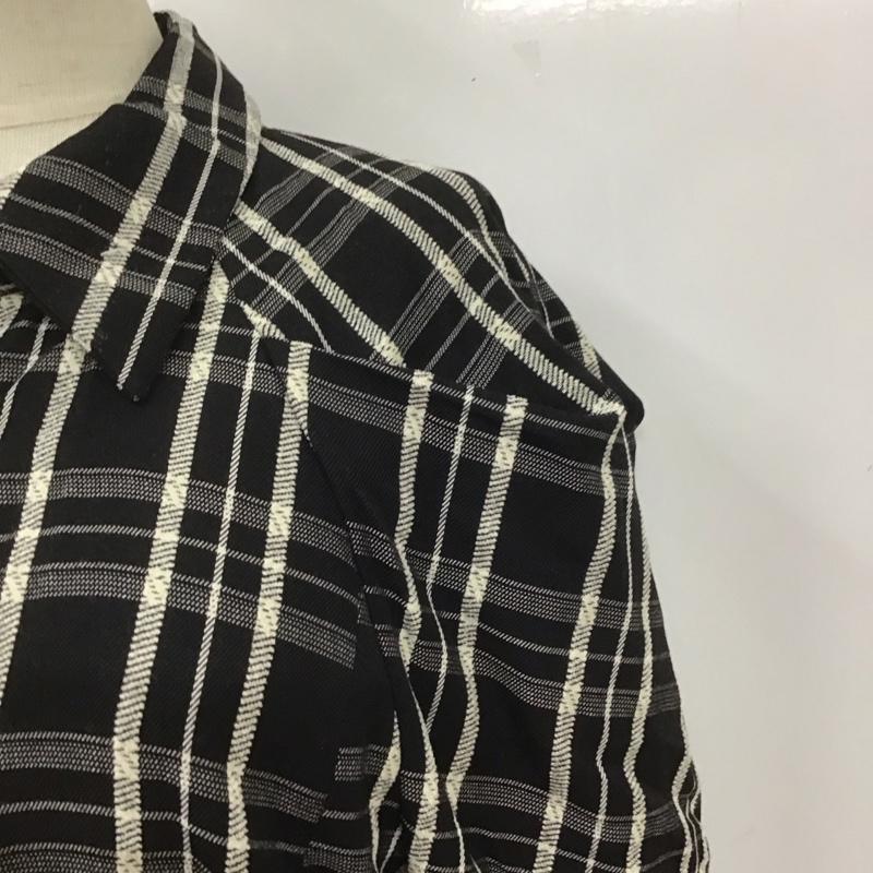 スライ SLY ワンピース ひざ丈スカート 030eaa33-3330 JQ LINE CHECK SH ワンピース 1 チェック 白 / ホワイト / X 黒 / ブラック /  レディース USED 古着 中古 10108513