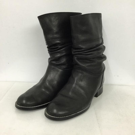 ニジュウサンク 23区 ブーツ 一般 無地 黒 / ブラック /  レディース USED 古着 中古 10143763