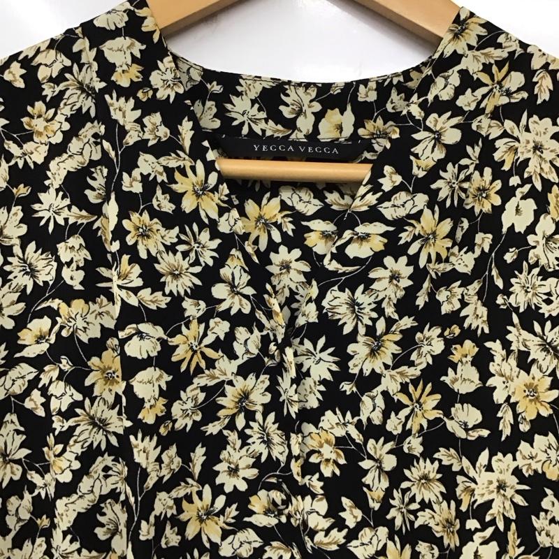 イェッカヴェッカ YECCA VECCA ワンピース ロングスカート FREE 総柄 X 花柄 黒 / ブラック /  レディース USED 古着 中古 10128877