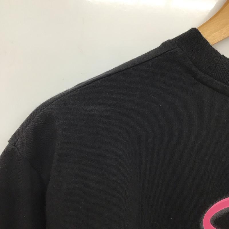 アディダス adidas Tシャツ 半袖 FM1454 L ロゴ、文字 X プリント 黒 / ブラック /  メンズ USED 古着 中古 10134818