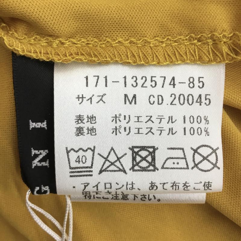 イング INGNI カットソー 半袖 M 花柄 マスタード / マスタード /  レディース USED 古着 中古 10141843