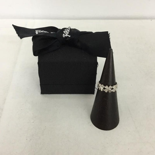 フォリフォリ Folli Follie アクセサリー 指輪 クローバー 箱有 13号  銀 / シルバー /  レディース USED 古着 中古 10137413