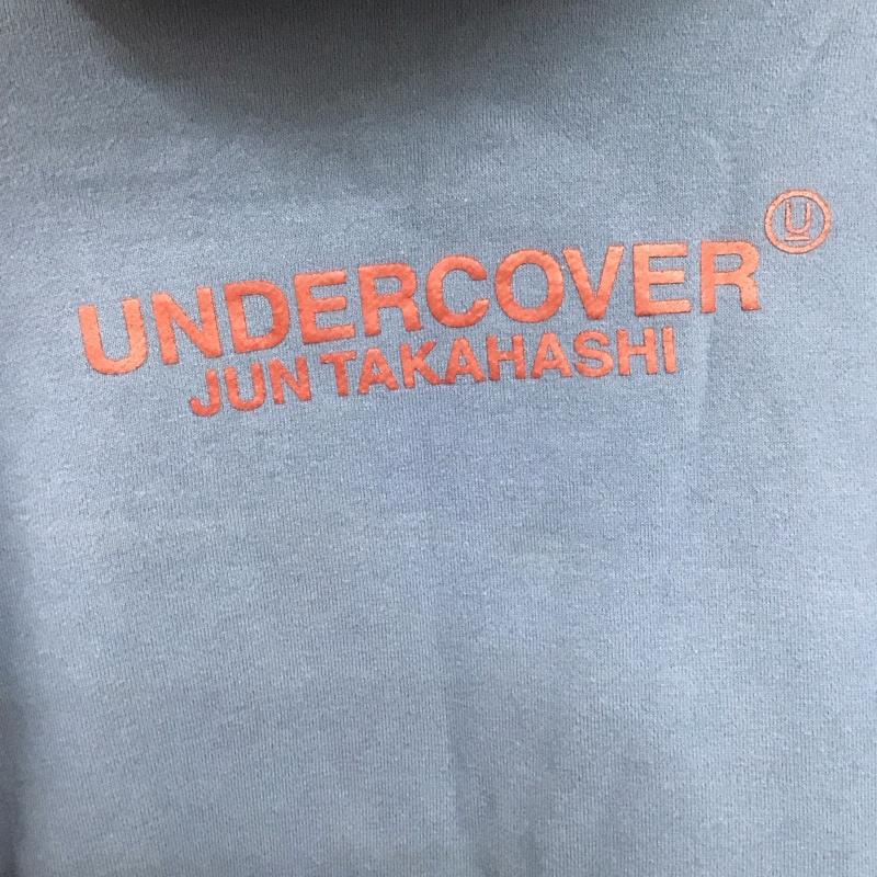 アンダーカバー UNDERCOVER パーカー 長袖 ucz4893-5 長袖パーカー プルオーバーパーカー スウェット 3 プリント 青 / ブルー /  メンズ USED 古着 中古 10148944