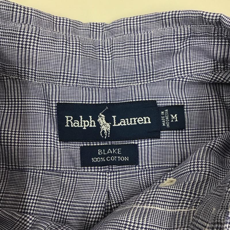 ラルフローレン RALPHLAUREN シャツ、ブラウス 長袖 長袖シャツ カラーシャツ 長袖カットソー チェックシャツ ボタンダウンシャツ M ロゴ、文字 マルチカラー / マルチカラー /  メンズ USED 古着 中古 10120522