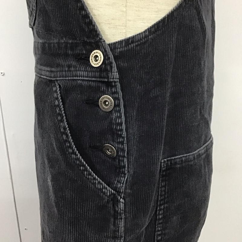 古着 USED サロペット・オーバーオール サロペット、オーバーオール コーデュロイオーバーオール カジュアルパンツ ワイドパンツ つなぎ S ロゴ、文字 紺 / ネイビー /  メンズ USED 古着 中古 10107773