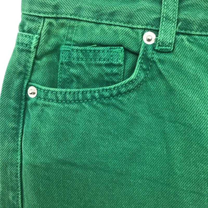 ザラ ZARA パンツ デニム、ジーンズ 32インチ 無地 緑 / グリーン /  レディース USED 古着 中古 10130397