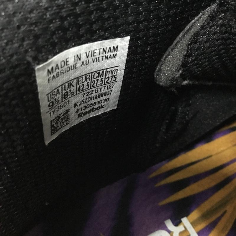 リーボック Reebok スニーカー スニーカー GY7127 SHAQ ATTAQ シャックアタック 27.5cm 箱有 27.5cm ロゴ、文字 黒 / ブラック / X 紫 / パープル / X 金 / ゴールド /  メンズ USED 古着 中古 10130764