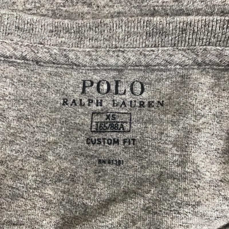 ポロラルフローレン POLO RALPH LAUREN Tシャツ 半袖 710624699003 クルーネック XS ワンポイント 灰 / グレー /  メンズ USED 古着 中古 10117388