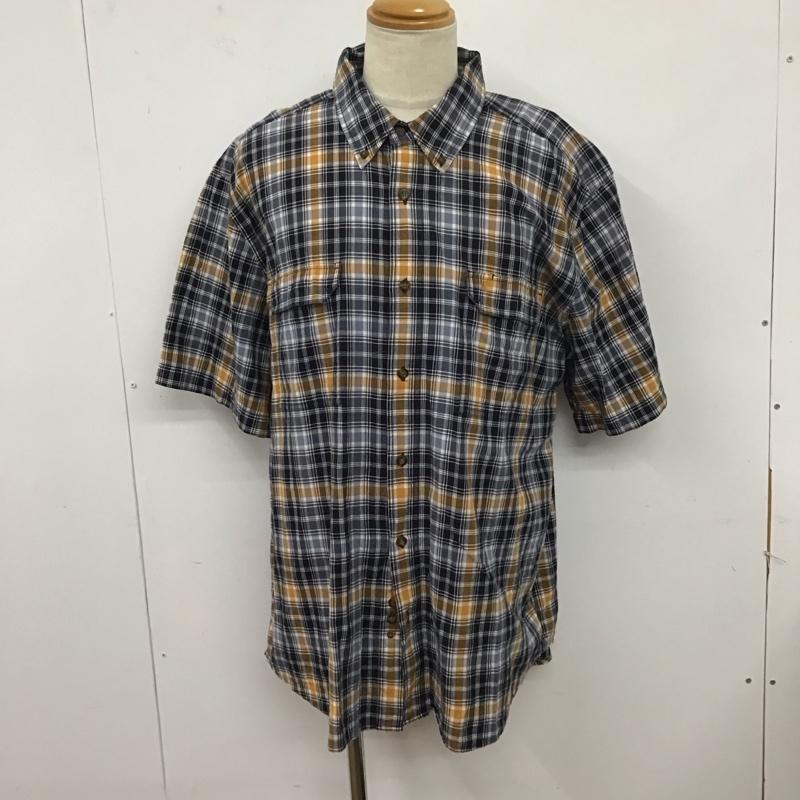 カーハート Carhartt シャツ、ブラウス 半袖 半袖シャツ チェックシャツ ボタンダウンシャツ XXL チェック マルチカラー / マルチカラー /  メンズ USED 古着 中古 10125060