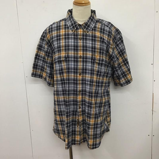 カーハート Carhartt シャツ、ブラウス 半袖 半袖シャツ チェックシャツ ボタンダウンシャツ XXL チェック マルチカラー / マルチカラー /  メンズ USED 古着 中古 10125060
