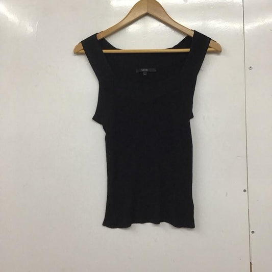グッチ GUCCI タンクトップ タンクトップ ノースリーブ S 無地 黒 / ブラック /  レディース USED 古着 中古 10142294