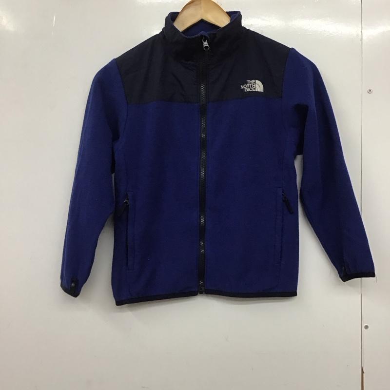 ザノースフェイス THE NORTH FACE ジャケット、上着 ジャケット、ブレザー naj71883 フリースジャケット ジップアップジャケット 140cm ロゴ、文字 青 / ブルー /  ボーイズ USED 古着 中古 10145501