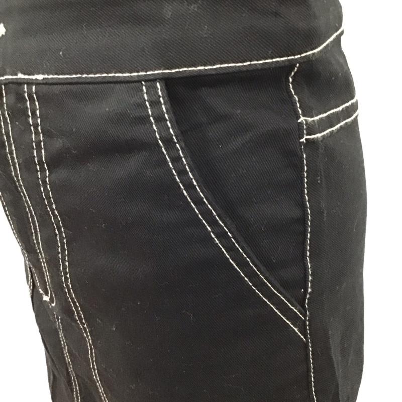 ザラ ZARA スカート ロングスカート 前スリット タイト ストレッチ XS 無地 黒 / ブラック /  レディース USED 古着 中古 10118458