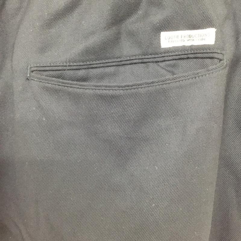 クーティー COOTIE パンツ スラックス XL 無地 黒 / ブラック /  メンズ USED 古着 中古 10117202