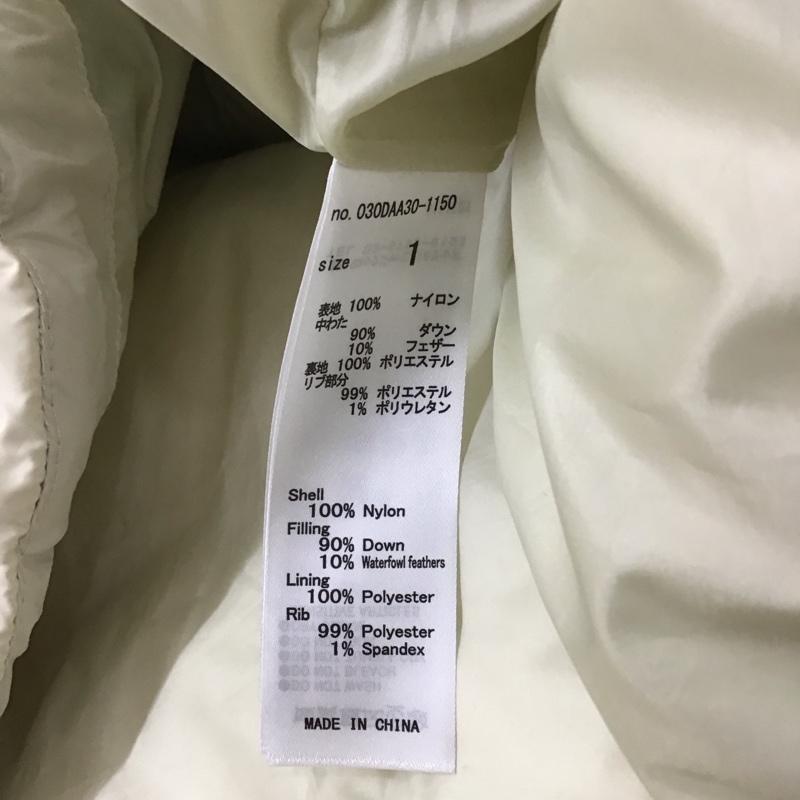 スライ SLY ジャケット、上着 ダウンジャケット 030DAA30-1150 SHORT DOWN JK 1 無地 白 / ホワイト /  レディース USED 古着 中古 10142754