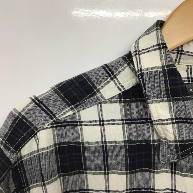 エディーバウアー Eddie Bauer シャツ、ブラウス 七分袖 M チェック マルチカラー / マルチカラー /  メンズ USED 古着 中古 10141179