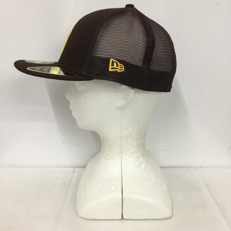 ニューエラ NEW ERA 帽子 キャップ SD サンディエゴ パドレス メッシュキャップ ロゴ、文字 茶 / ブラウン /  メンズ USED 古着 中古 10150596