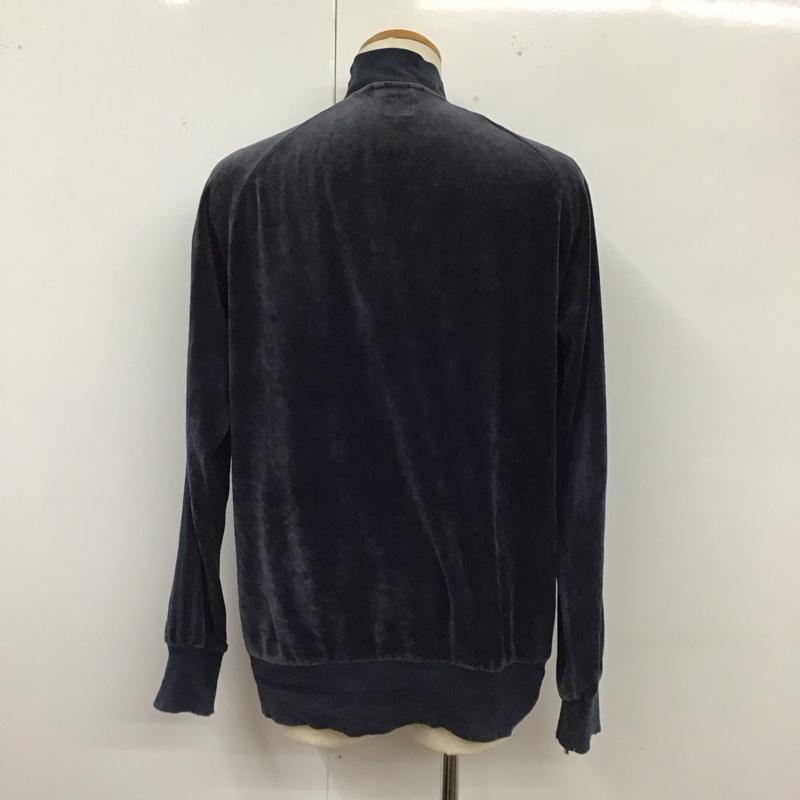 アディダス adidas ジャケット、上着 ジャンパー、ブルゾン ベロア 無地 紺 / ネイビー /  メンズ USED 古着 中古 10121753