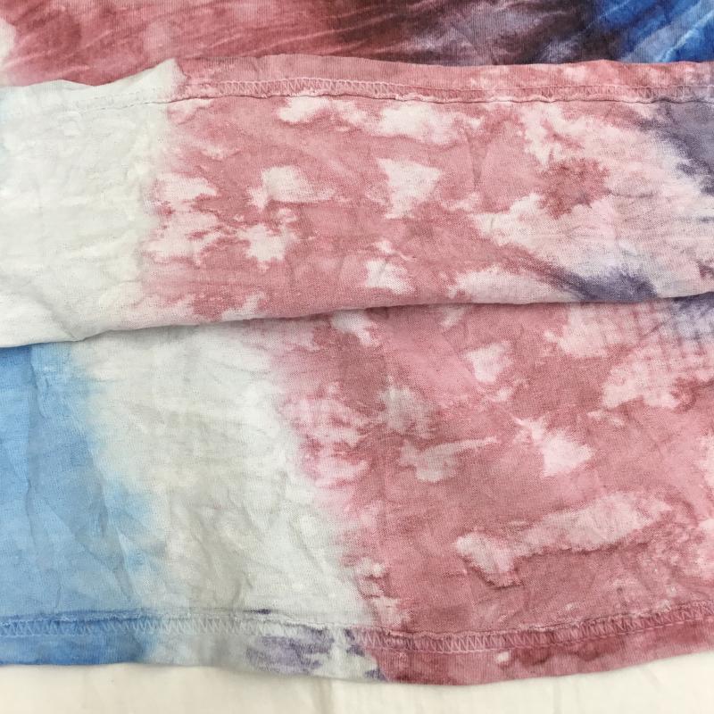 ＵＳフルギ US古着 Tシャツ 半袖 タイダイ染め XL 総柄 水色 / ライトブルー / X 白 / ホワイト / X 青 / ブルー / X 赤 / レッド /  メンズ USED 古着 中古 10133841