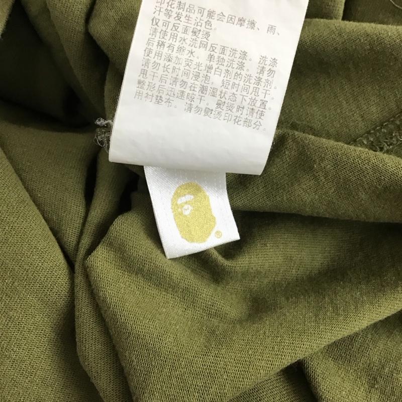 アベイシングエイプ A BATHING APE Tシャツ 半袖 半袖カットソー プリントTシャツ クルーネックカットソー L プリント マルチカラー / マルチカラー /  メンズ USED 古着 中古 10150592