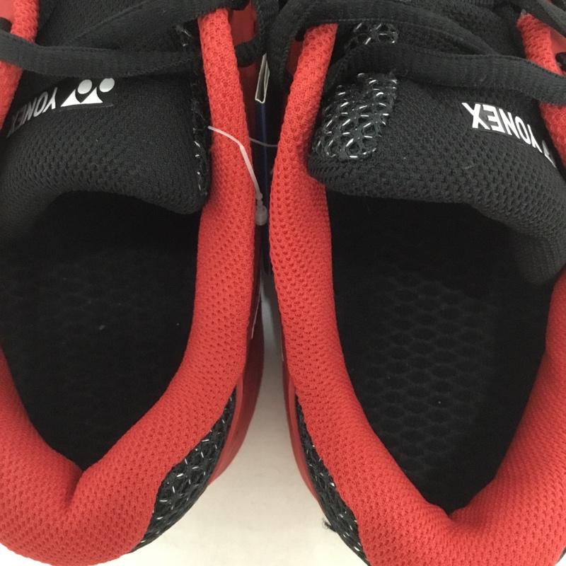 ヨネックス YONEX スニーカー スニーカー SHTE2MGC テニスシューズ パワークッションエクリプション2 27cm 27.0cm ロゴ、文字 赤 / レッド / X 黒 / ブラック /  メンズ USED 古着 中古 10142467
