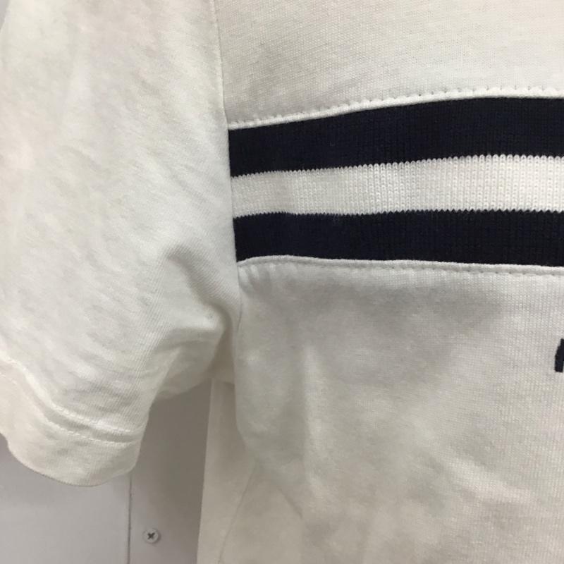 トミーヒルフィガー TOMMY HILFIGER Tシャツ 半袖 半袖カットソー プリントTシャツ クルーネックカットソー L ロゴ、文字 白 / ホワイト /  メンズ USED 古着 中古 10123775