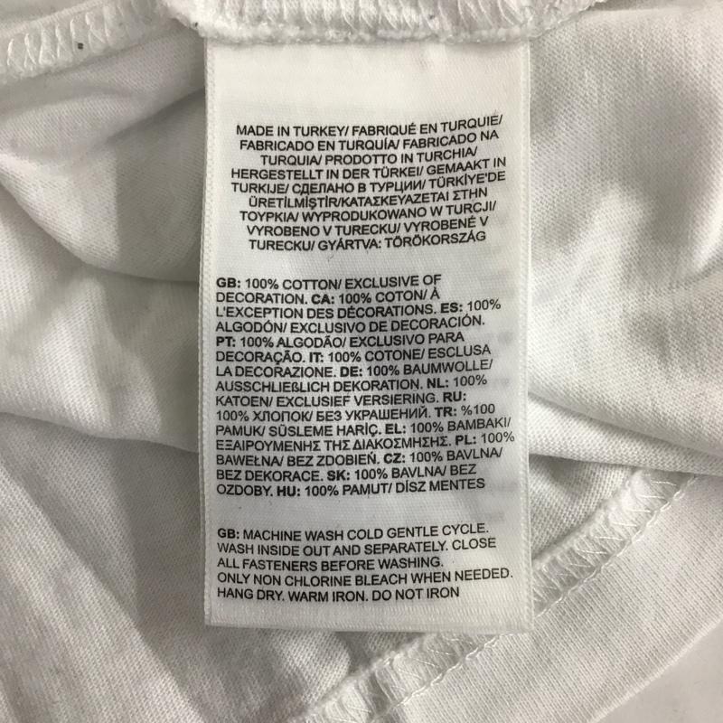 ザノースフェイス THE NORTH FACE Tシャツ 半袖 半袖 XL ロゴ、文字 白 / ホワイト /  メンズ USED 古着 中古 10119691