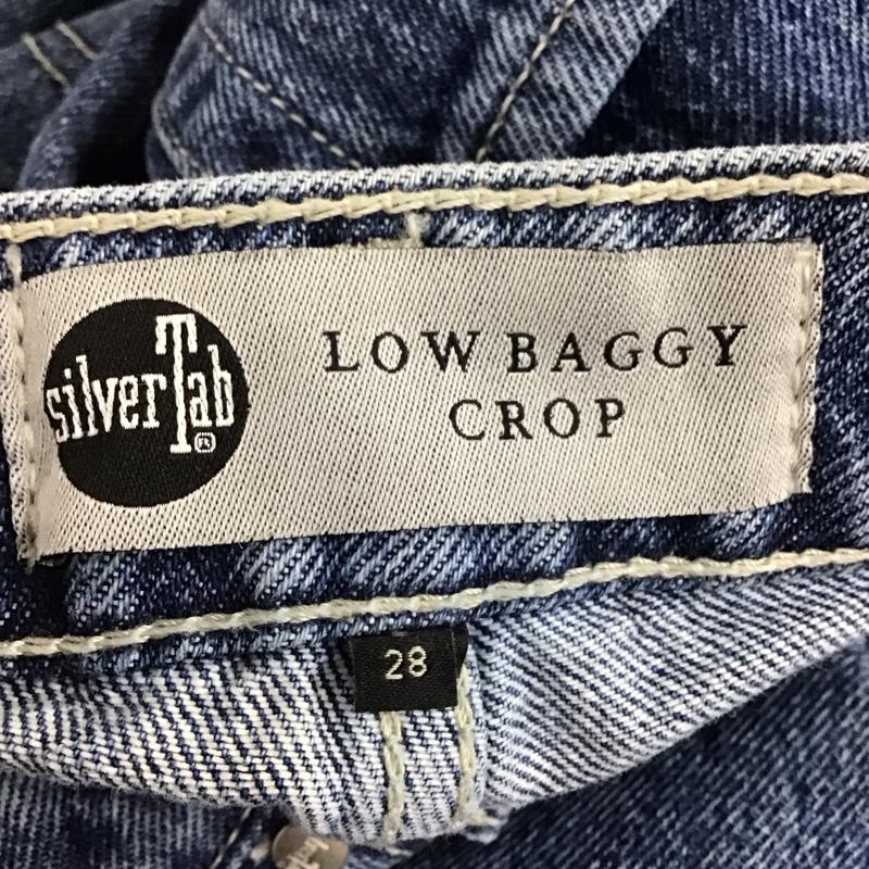 リーバイストラウスアンドコー Levi Strauss & co. パンツ デニム、ジーンズ シルバータブ デニムパンツ ワイドパンツ ジーンズ 28インチ 無地 インディゴ / インディゴ /  レディース USED 古着 中古 10120424